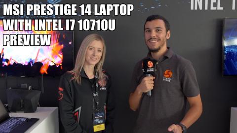 MSI Prestige 14 LAPTOP with Intel i7 10710U PREVIEW