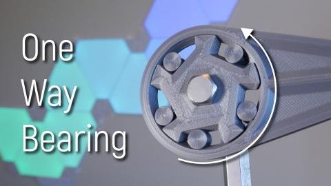 Can you 3D Print a One Way Bearing? Roller Clutch Design