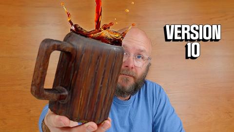 Making a Wooden Coffee Mug Isn't as Easy as It Looks