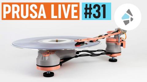 3D Printed turntables with Frame Theory and PrusaPrinters "Makes" first look - PRUSA LIVE #31