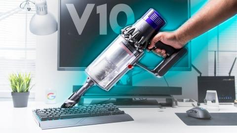Upgrading the Office VACUUM!!  Dyson Cyclone V10