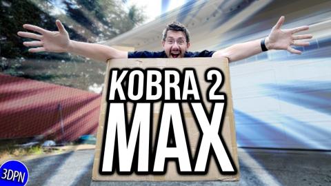 Kobra 2 MAX - LIVE! Unbox & First Print!