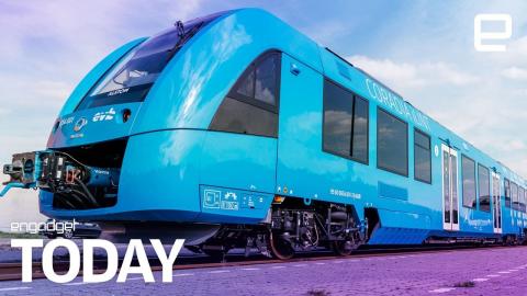 The world's first hydrogen-powered train has started running in Germany | Engadget Today