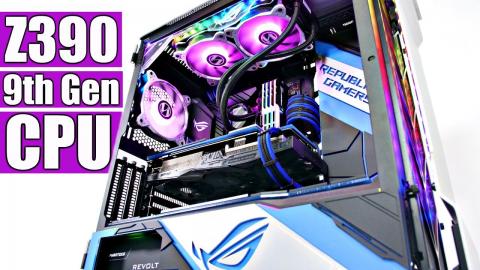 The ULTIMATE Z390 9th Gen Phanteks Evolv X Custom Gaming PC Build - Time Lapse