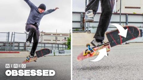 How This Guy Invents Crazy Skateboards For Custom Tricks | Obsessed | WIRED
