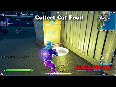 Collect Cat Food  Locations - Fortnite