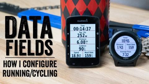 Which Data Fields Do I Use for Running/Cycling?