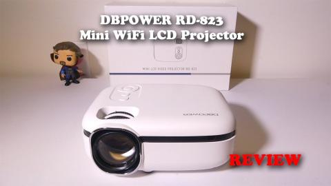 DBPOWER RD-823 Mini WiFi LCD Projector REVIEW
