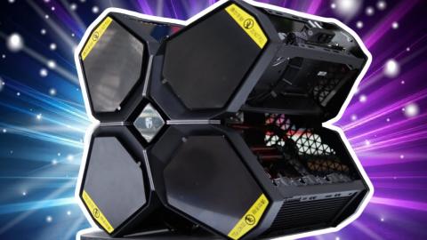 This $4000 Crazy all ROG Water Cooled PC is ROBOTIC!