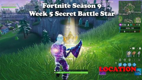 Fortnite - Season 9 Week 5 Secret Battle Star LOCATION