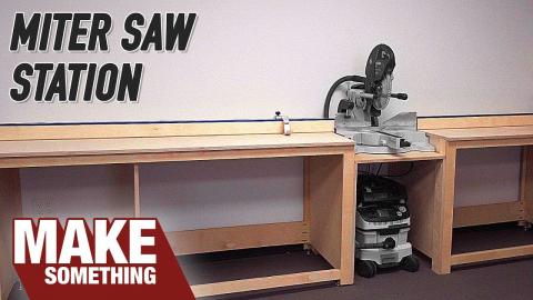 Simple Miter Station Build. Easy Shop Project!