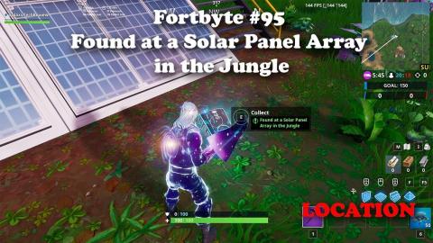 Fortbyte #95 - Found at a Solar Panel Array in the Jungle - Location