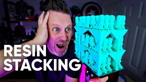 Resin Stacking! AMAZING or HORRIBLE 3D Printing Trick? + 3D Printer Giveaway!