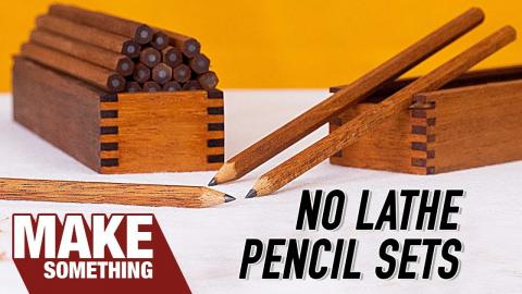Crazy Easy Solid Wood Pencils with Gift Boxes | Woodworking Project