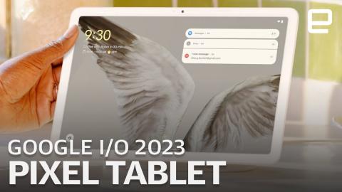 Google I/O 2023: Pixel Tablet announcement in 3 minutes