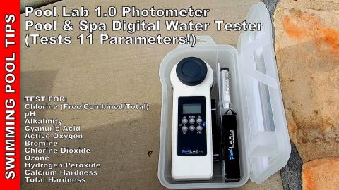 Pool Lab 1.0 Photometer Pool & Spa Digital Water Tester (Tests 11 Parameters)