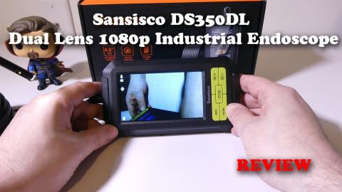Sansisco DS350DL Dual Lens 1080p Industrial Endoscope REVIEW