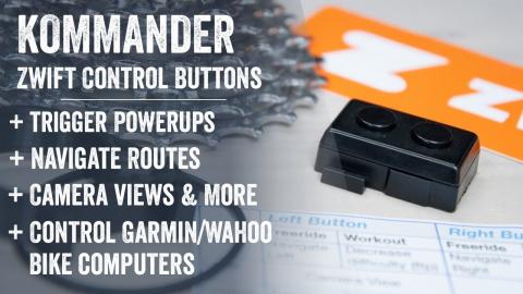 Kommander Review: Zwift Handlebar Control Buttons