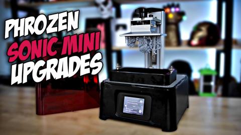 Phrozen Sonic Mini Upgrades - Angled Build Plate & Metal Vat