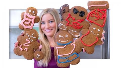 Making YouTuber Gingerbread Cookies!