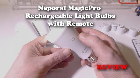 Neporal MagicPro Rechargeable Light Bulbs with Remote REVIEW