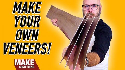 How to make your own veneers for creative woodworking!