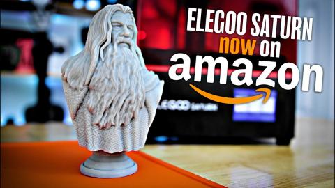 Elegoo Saturn Now Available Amazon!! | Resin 3D Printer