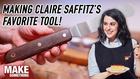 How to Make an Offset (Icing) Spatula | Claire Saffitz Favorite Baking Tool