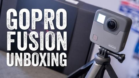 GOPRO FUSION UNBOXING! Size & weight comparisons and more!