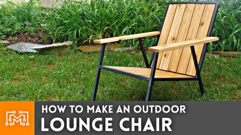 Modern Outdoor Lounge Chair // How To