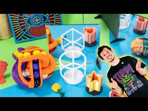 Crazy 3D Printed Illusions, Puzzles, Pegboard Mounts and More! // Cool Prints 9