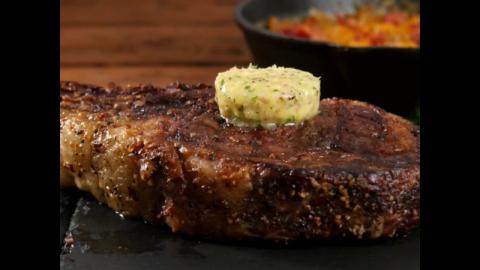 Tomahawk Steak with Cowboy Butter