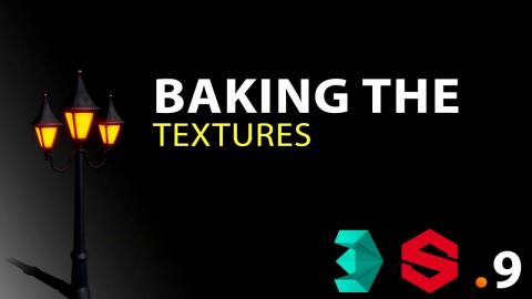 Baking The Textures #9 - 3DS Max Modelling Tutorial Course