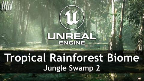 MAWI Tropical Rainforest | Unreal Engine 5.2 | Jungle Swamp 2 #unrealengine #UE5 #gamedev