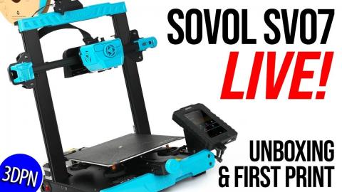 LIVE! Sovol SV07 First Print!
