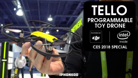 Programmable Toy Drone: Tello — Powered by DJI and INTEL [CES 2018 Special]