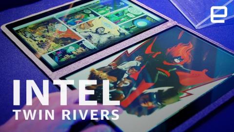 Intel Twin Rivers dual-screen prototype Hands-On at Computex 2019