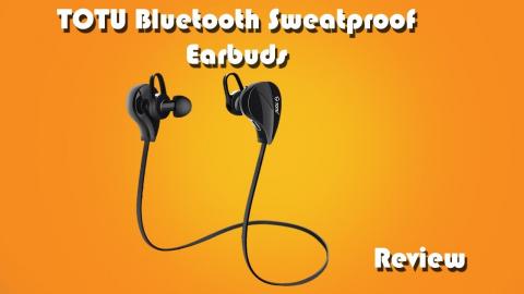 TOTU Sweatproof Bluetooth Workout Earbuds Review