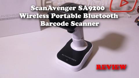 ScanAvenger SA9200 Wireless Portable Bluetooth Barcode Scanner REVIEW