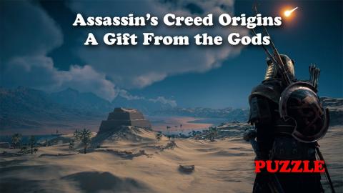 Assassin's Creed Origins - A Gift From The Gods Sundial Puzzle (Final Fantasy XV Easter Egg)