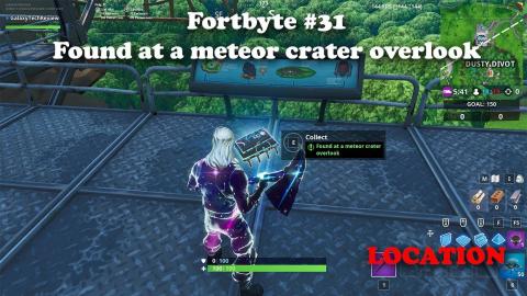 Fortbyte #31 - Found at a meteor crater overlook LOCATION