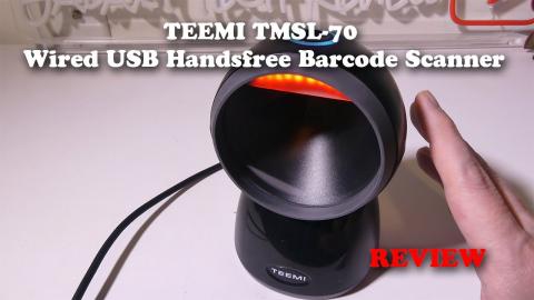 TEEMI TMSL-70 Wired USB Handsfree Barcode Scanner REVIEW