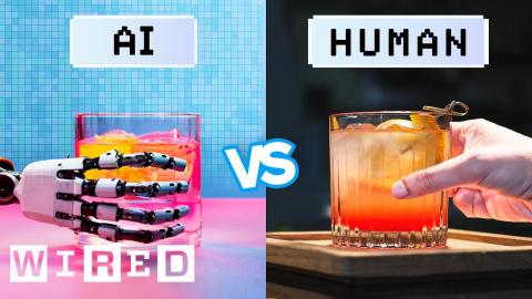 AI Mixologist vs. Human Bartender | WIRED