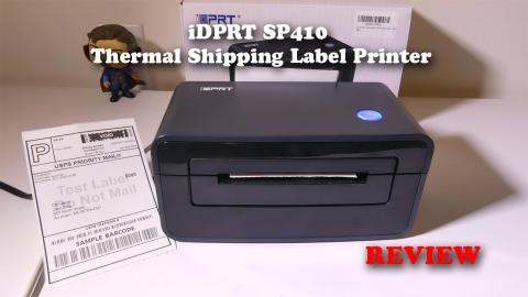 iDPRT SP410 Thermal Shipping Label Printer REVIEW