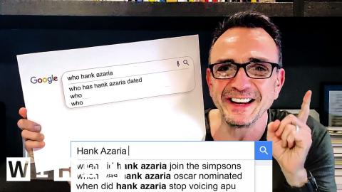 Hank Azaria Answers the Web's Most Searched Questions | WIRED