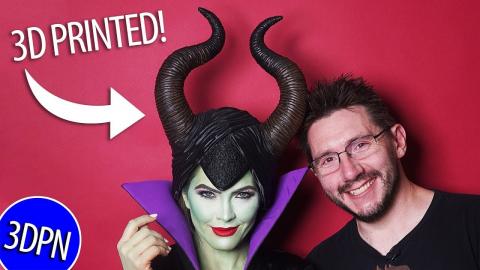 Raising the Bar of 3D Printing Cosplay with Maleficent Horns