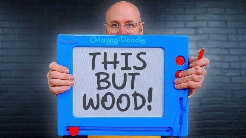 Woodworker Turns a Child's Toy Into Fine Furniture