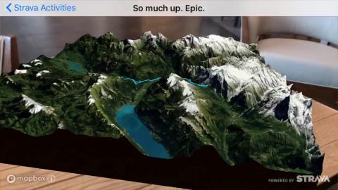 Strava in Augmented Reality!