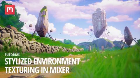 Stylized Environment Texturing in Mixer