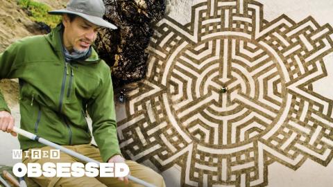 How This Guy Makes Incredible Sand Art | Obsessed | WIRED